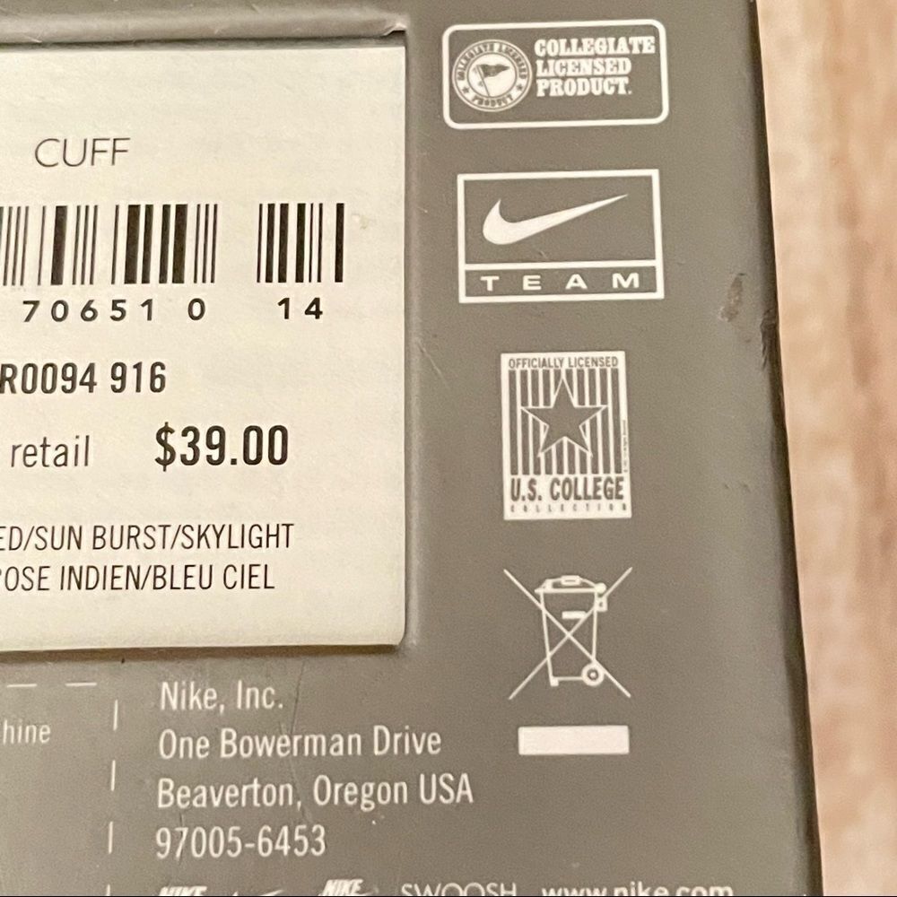 NWT Nike Timing Cuff Set of 2 Blue & Purple - Picture 12 of 15